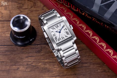 cartier tank francaise large replica|cartier tank watch copies.